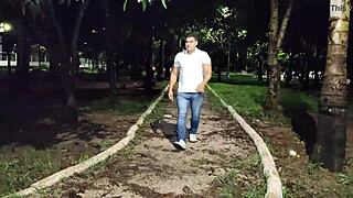 Yuri Gaúcho Sucks Big Cock in Public Again