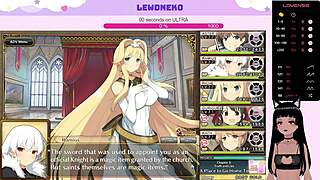 Vtuber lewdneko plays evenicle part sixteen with moaning