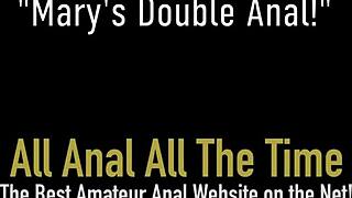 big booty blonde nympho mary wants to take 2 hard cocks up her ass?