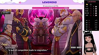 Vtuber lewdneko plays evenicle part sixteen with moaning