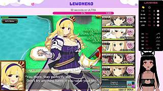 Vtuber lewdneko plays evenicle part sixteen with moaning