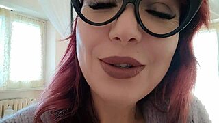glasses-wearing stepmom turns you on