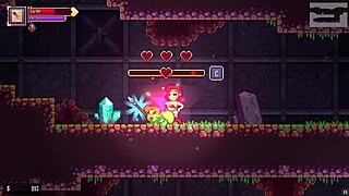 Scarlet Maiden hentai gloryhole blowjob in dark caves