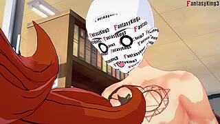 Android 21 transforms in Dragon Ball Zex, revealing sheer fantasies.