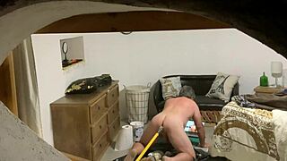 Peeping Tom Caught in Wild Gay Fucking Action