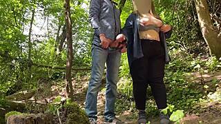 Milf teases, Cum on my big natural boobs now!