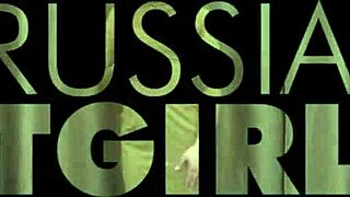 Russian tgirl alice masturbates in stockings