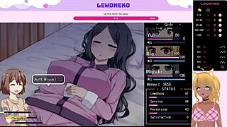 LewdNekos玩Hentai游戏大奶乱晃超刺激
