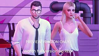 Student licks teacher's pussy in art class hentai!