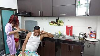 Wow, banging my stepdad in the kitchen sink is wild!