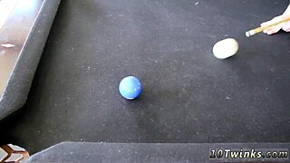 free gay sex videos with hung emo guys ready with pool cues and balls