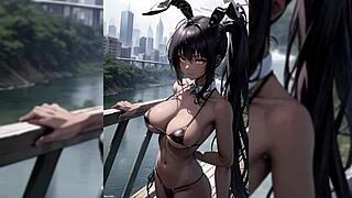 i compiled all the blue archive bunny karin scenes