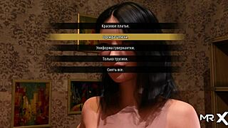 fashionbusiness character enjoys a relaxing hot shower in the anime game