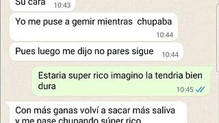 My Latina Girlfriend Goes Wild on Chat