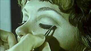 Vintage bisexual lesbians explore hairy desires in retro antique setting for classic fun