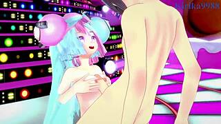 Nemona, Nemo, and Iono Nanjamo intense sex in Pokémon hentai