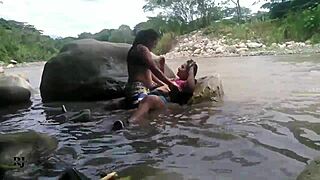 una escapadita con folladita al aire libre