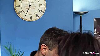 office orgy with 3 sexy milf secretaries and two big dick guys