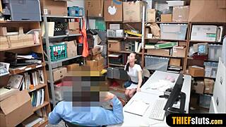 Teen thief gets strip searched and punish fucked