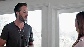 Man, vacuum broke, my voice cracks, her pussy shakes bad with Lucas Frost and Nicole Doshi!