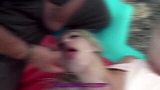 A british married man plus a second mature man pleasure a beautiful spanish woman in a very steamy threesome