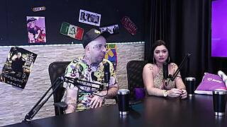 gustavo asbach in sheer red no top cast