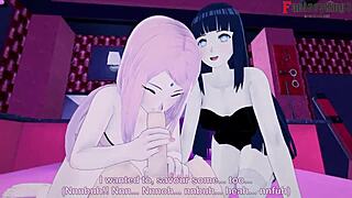 WATCH Hinata and Sakura in an UNCENSORED THREESOME from Naruto!