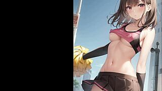 This AI illustration shows big tits in hentai