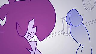 jenny's getting into triple trouble with hentai