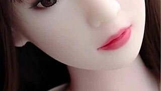 This realistic sex doll resembles your beloved girl, ready for intense fucking with big tits and ass.