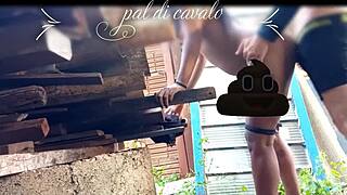 No Aniversário do Meu Amigo Fodi Sua Gostosa no Quintal