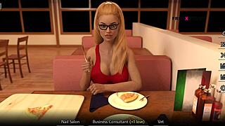 aby gives alex a blowjob in the car and swallows his cum