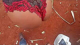 Teen 18+ gives ass to big professor in interracial gangbang.