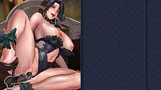 Ep4 stretches Claire's tiny pussy in kinky anime hentai game