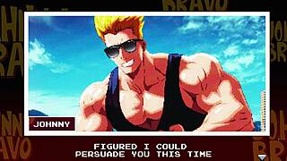 i love watching johnny bravo get his big cock sucked in this hentai outdoor scene.