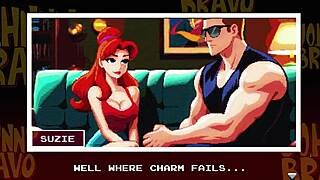 i love watching johnny bravo get his big cock sucked in this hentai outdoor scene.