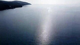 Drone captures bold exibitionism on nudist beach