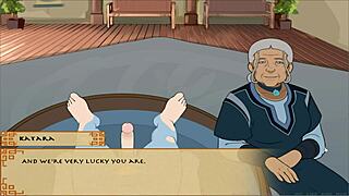 four elements trainer book 4 love part 1 - old lady anal game