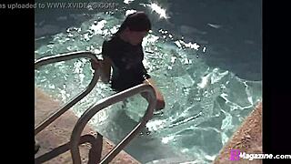 True Tere's Big Boobs Soaked in Wild Pool Play