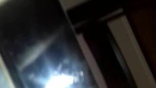 Enjoying intimate moments with my partner