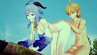 genshin impact - sex with ganyu in the forest real ganyu voice 3d hentai 4k 60fps uncensored