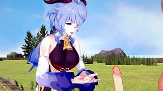 genshin impact - sex with ganyu in the forest real ganyu voice 3d hentai 4k 60fps uncensored