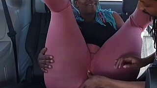 daddy sucks cum out of my black wet pussy in car?