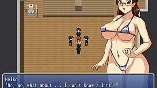Meiko's Sexual Adventure Part 1: Blowjob and Masturbation Game