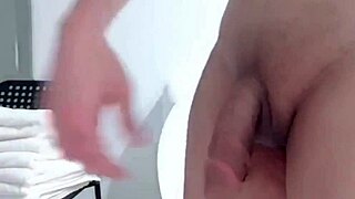 Asian Ladyboy Feels Intense Pleasure During Hot Masturbation And Huge Cumshot In Toilet
