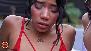 Rebellious Dj, Horny Cheerleader, And Wet Patient Engage In Lesbian Action.