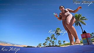 What If You Saw Me Slutty On The Beach In Micro Bikini?