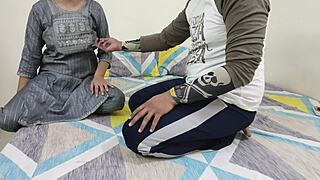 Sagi Indian Chachi Saara Strips Naked and Talks Dirty in Hindi Audio with Nephew