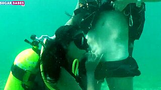 Sugarbabestv Underwater Greek Blowjob Scene