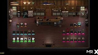 In treasure of nadia, she squeezes cock while taking it deep in throat